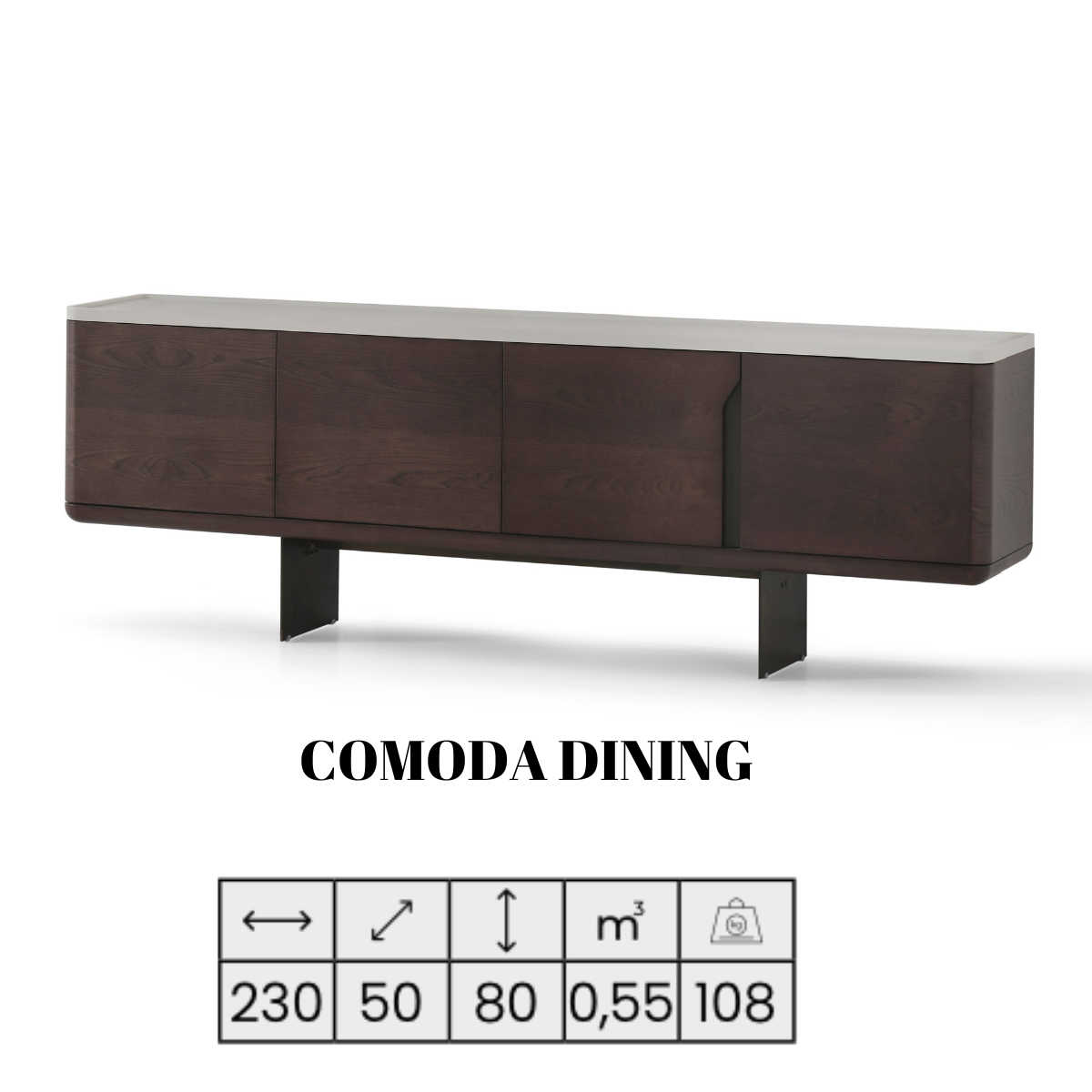 Comodǎ Cu Oglindǎ Modernǎ, Nova