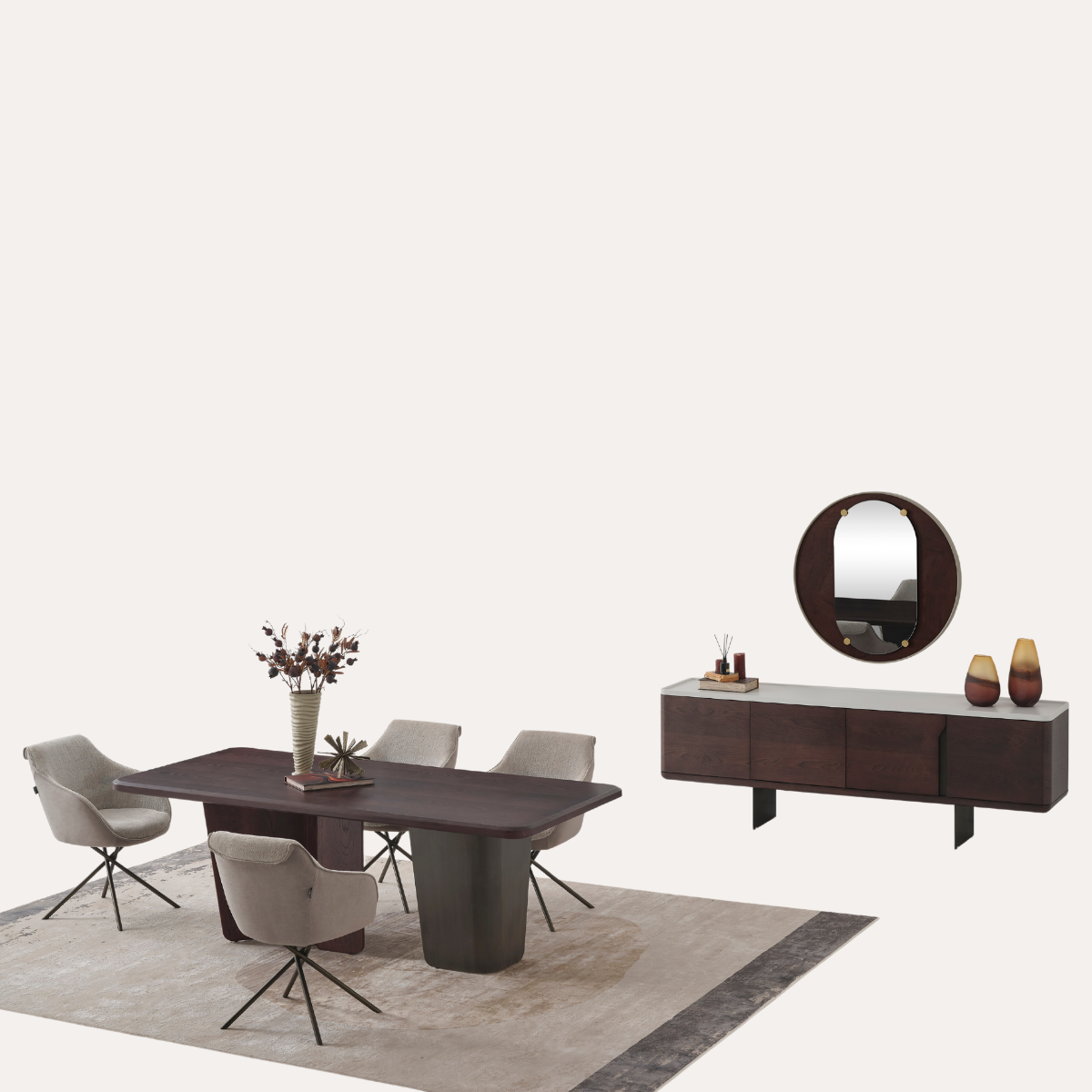 Comodǎ Cu Oglindǎ Modernǎ, Nova