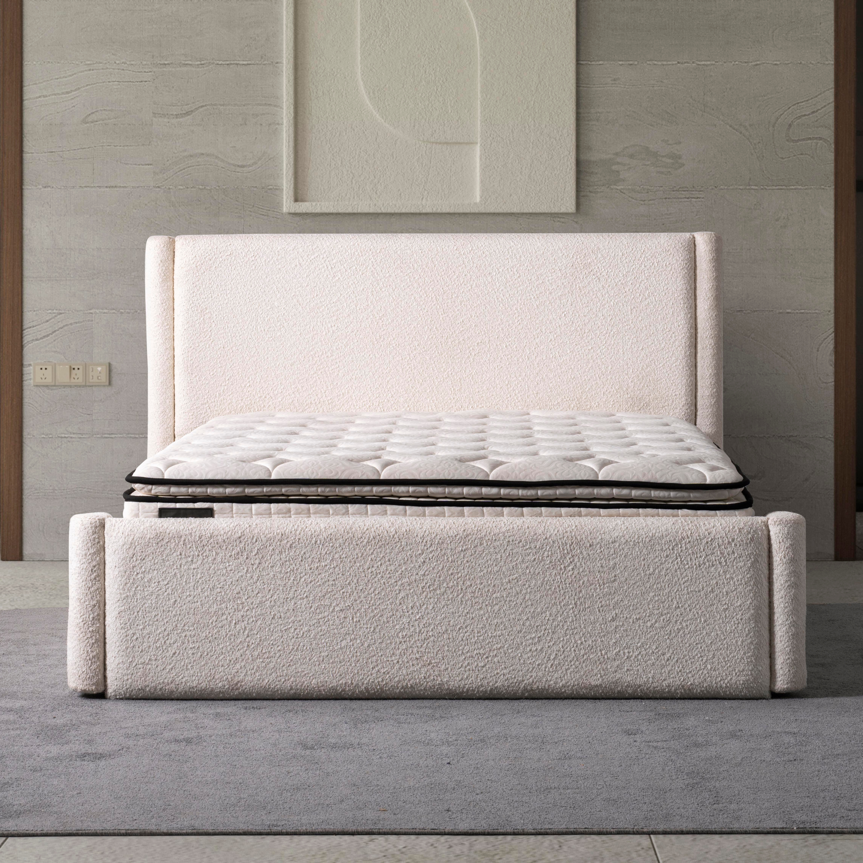 Pat tapițat cu lada de depozitare, Toscano A