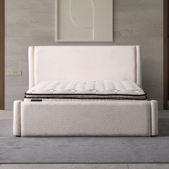 Pat tapițat cu lada de depozitare, Toscano A