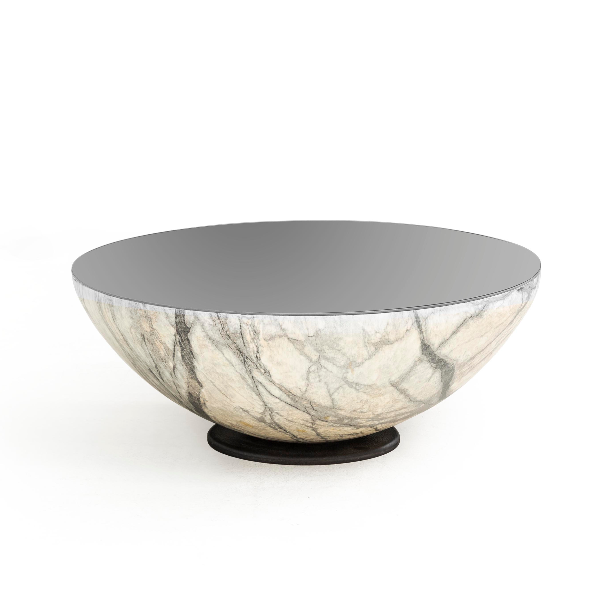 Masuta de cafea semisferă, Gaia