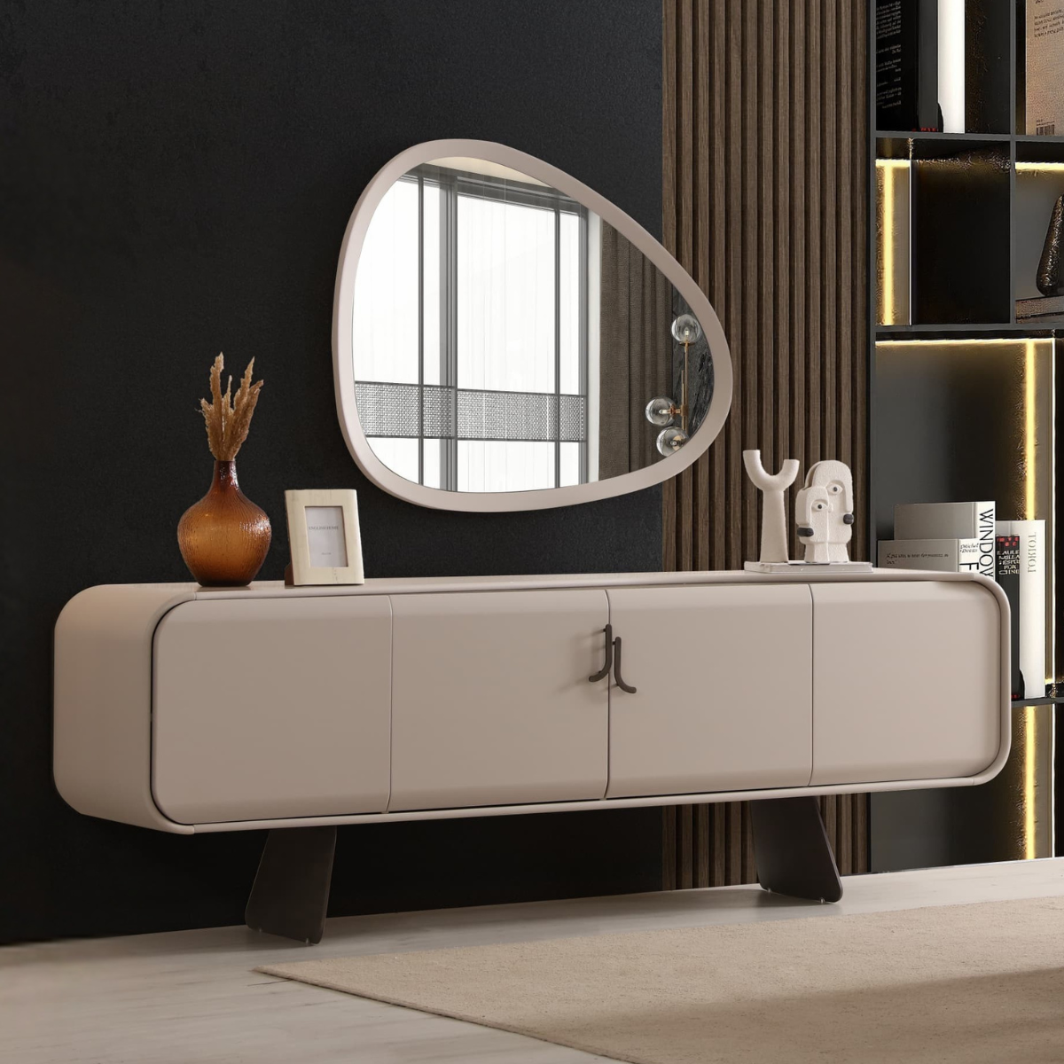 Comoda de Dining cu Oglinda, Aurora