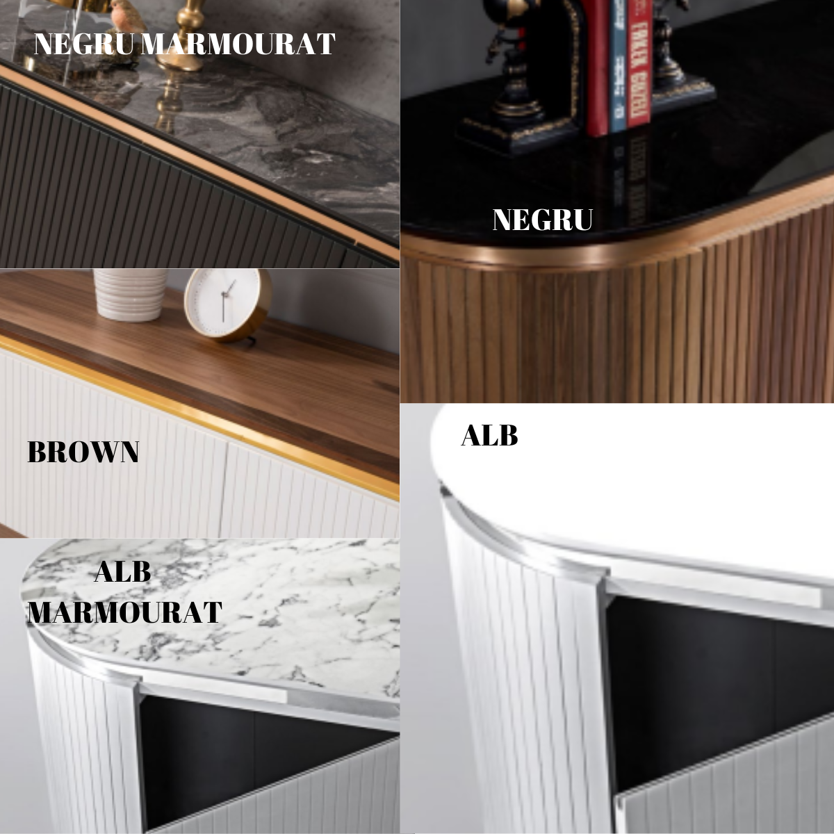 Comoda cu oglinda de lux ,Tesla K din MDF