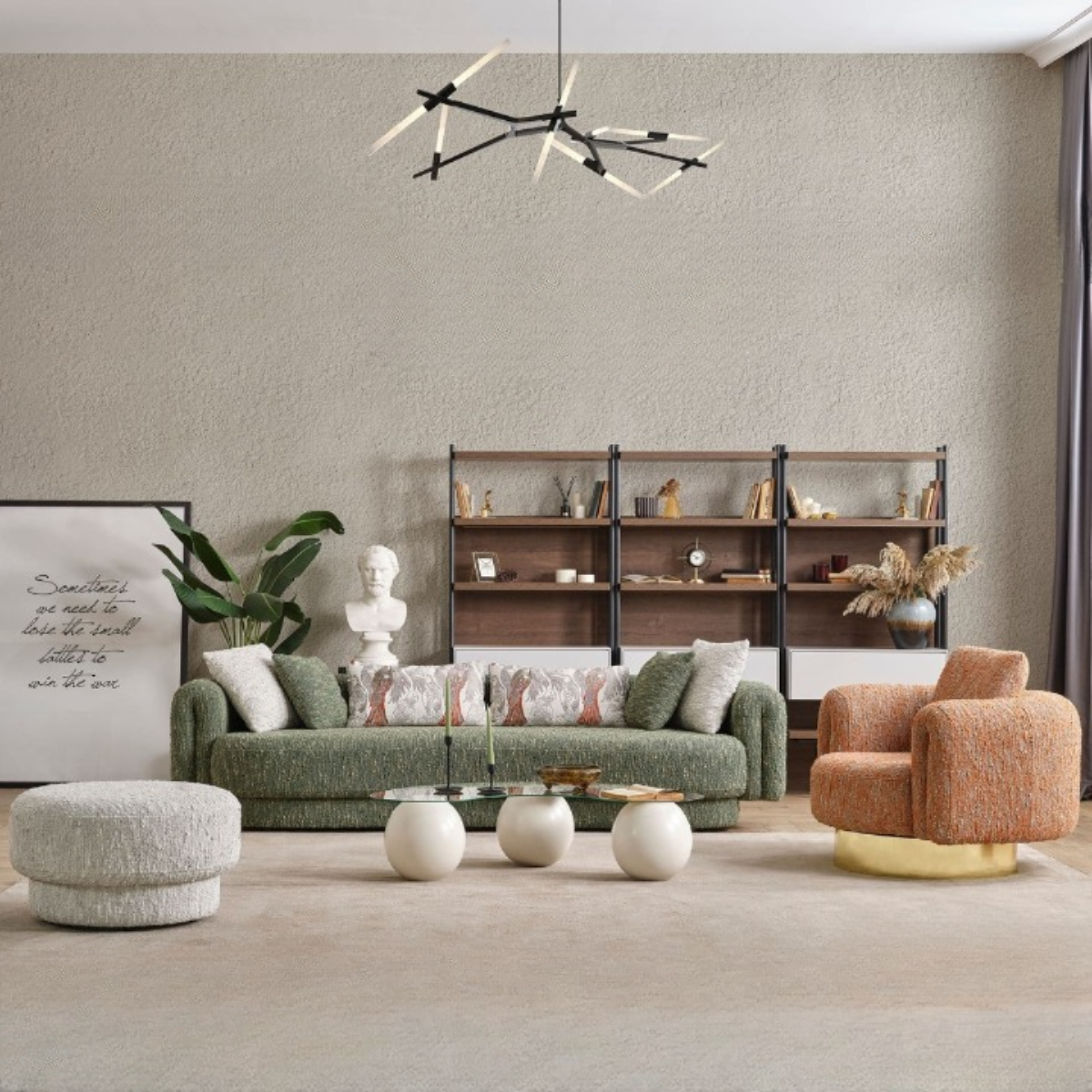 Fotoliu Bucle, Lotus