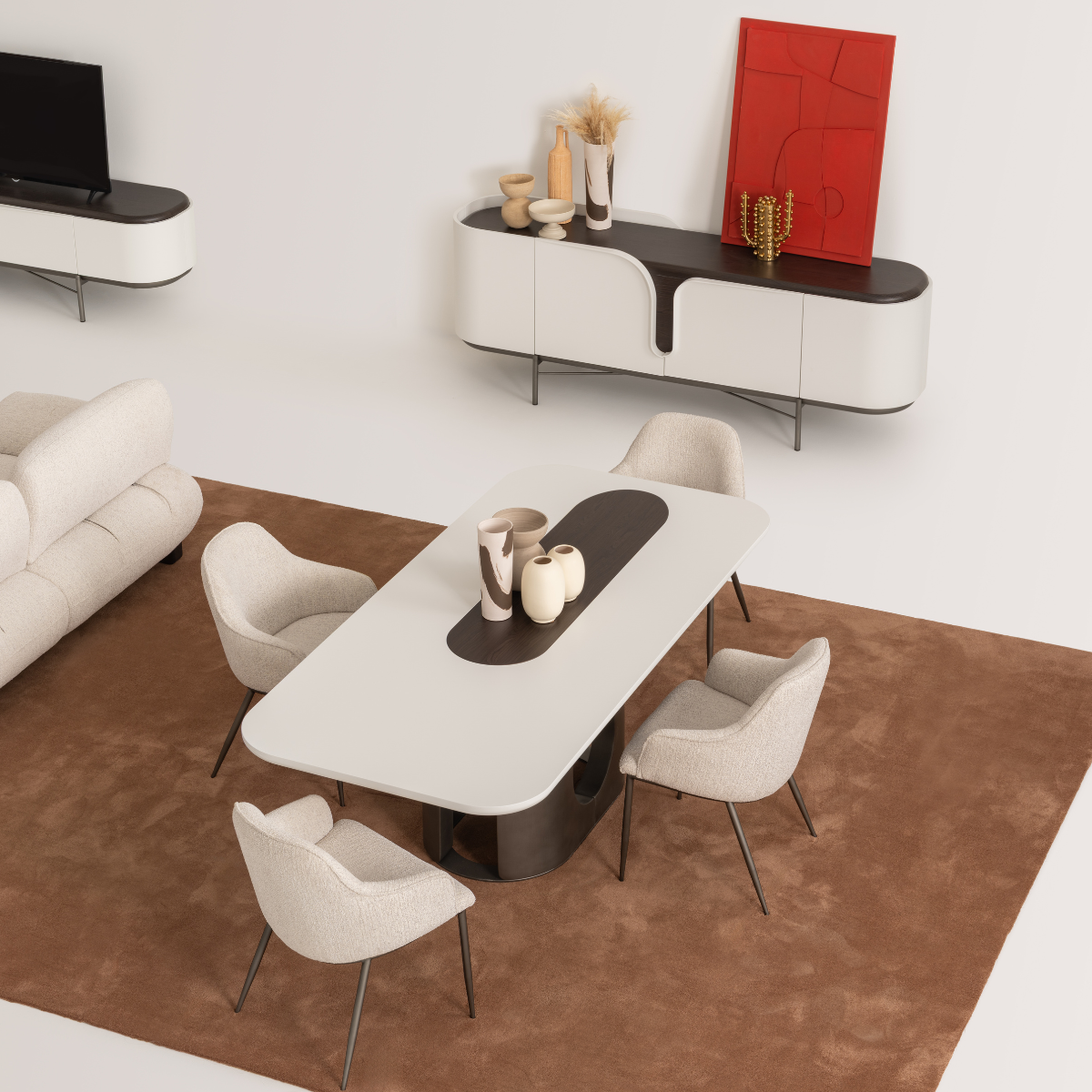 Comoda de Dining, Kaju