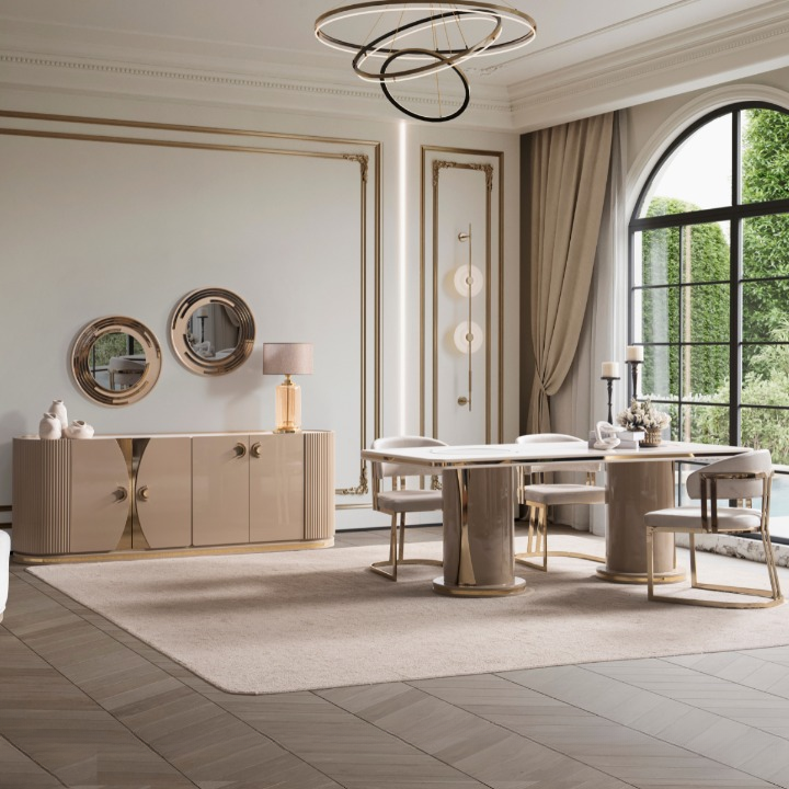 Comoda Dining cu Oglinda, Lavin