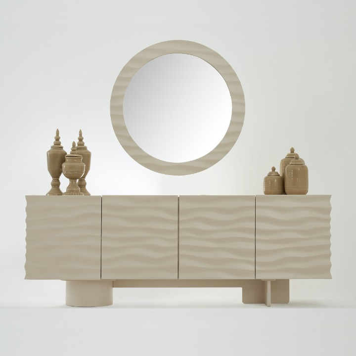 Comoda de Dining cu Oglinda, Sili H