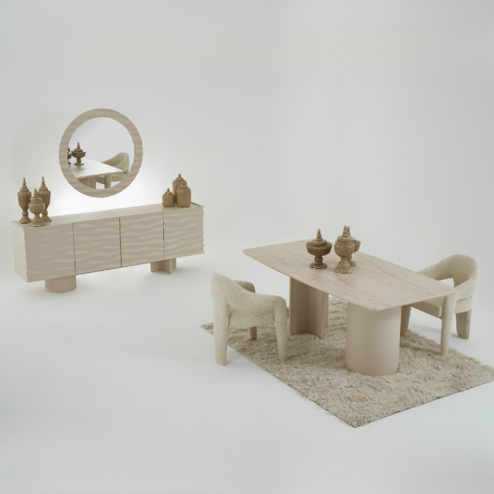 Comoda de Dining cu Oglinda, Sili H