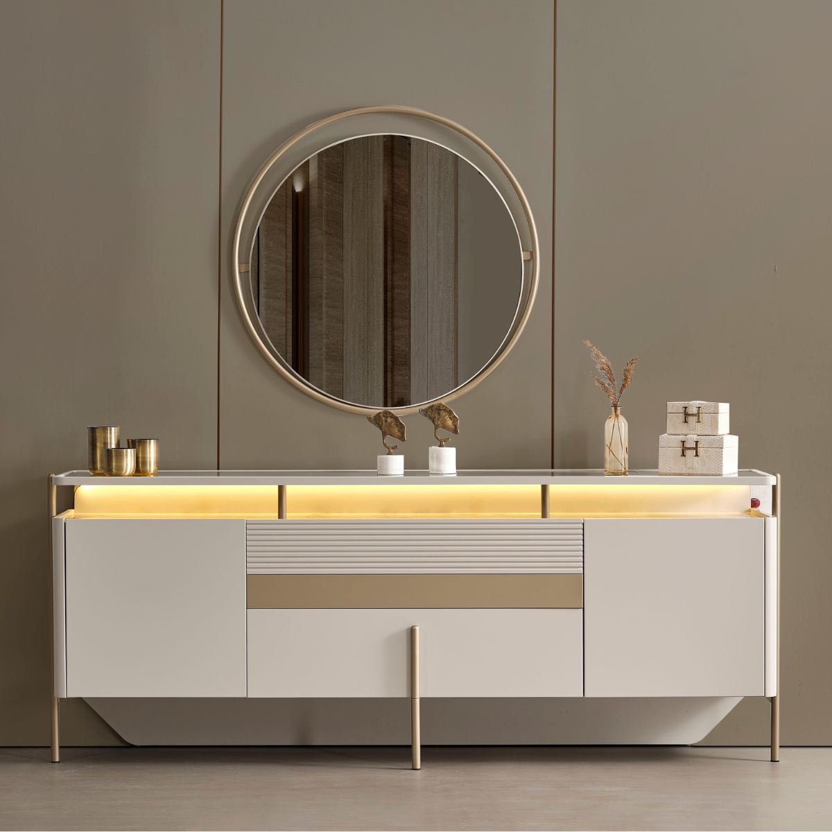 Comoda de Dining cu Oglinda, Vela