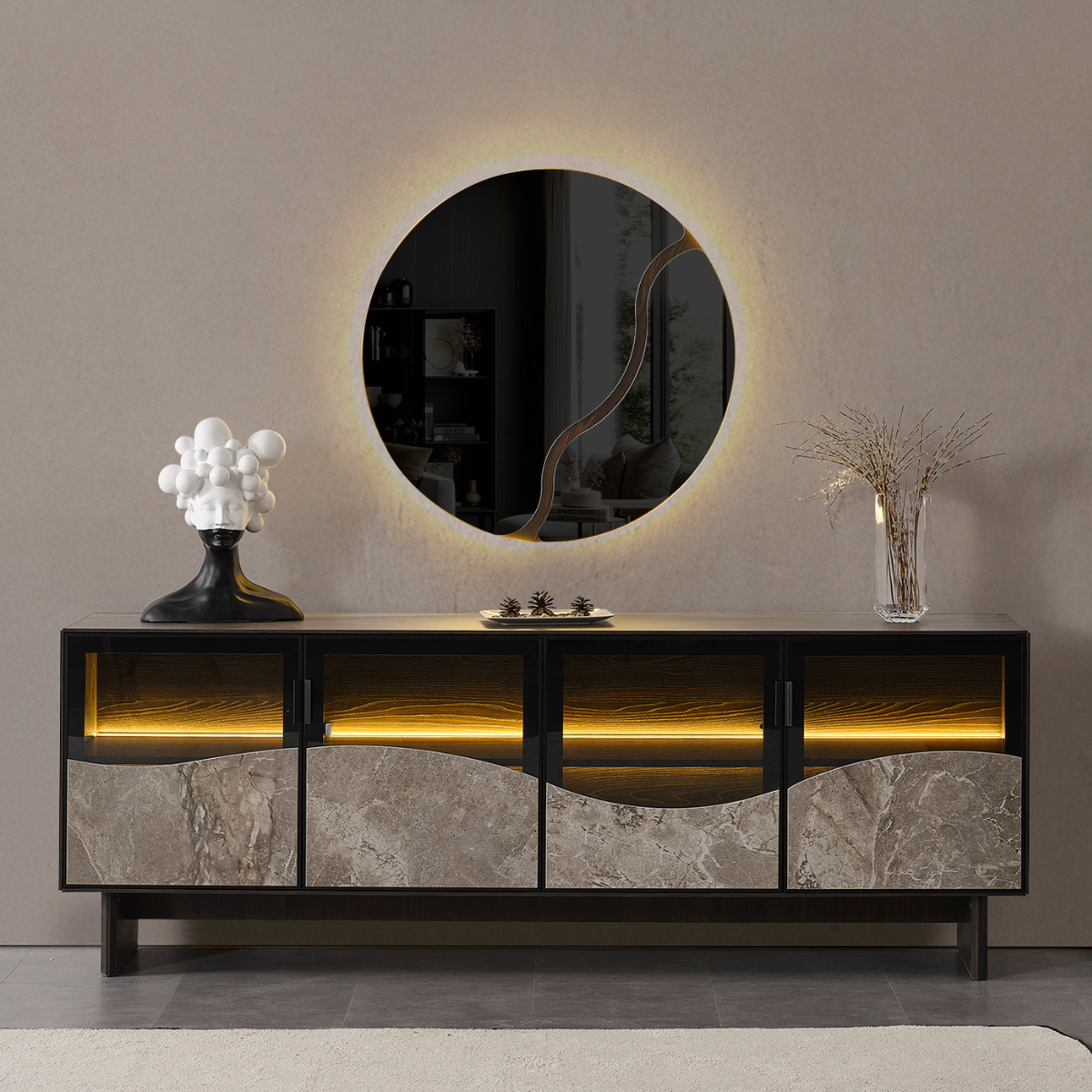 Comoda de Dining cu Oglinda, Venus