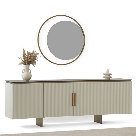 Comoda de Dining cu Oglinda Moderna, Wave