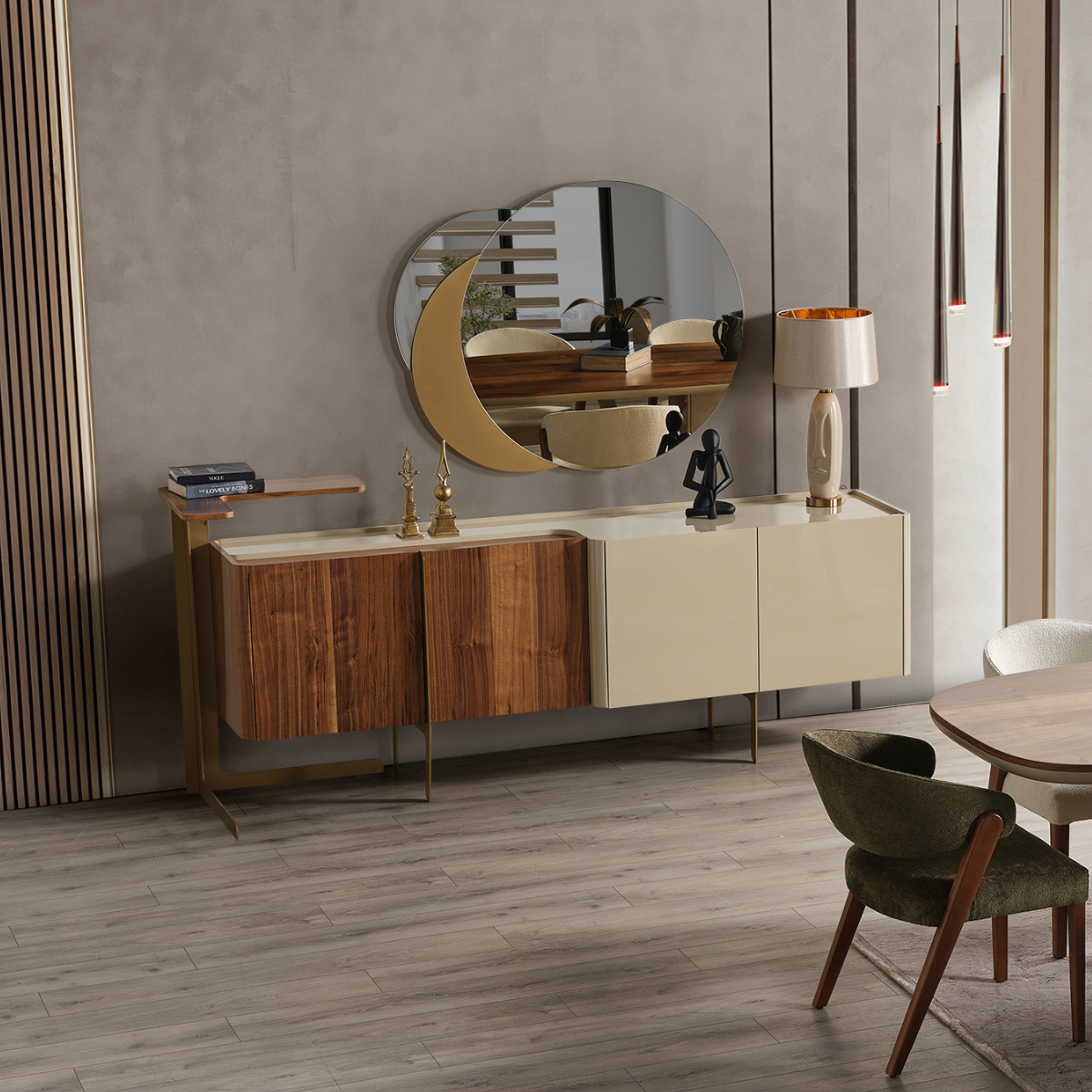 Comoda Dining cu Oglinda de Lux, Elisa