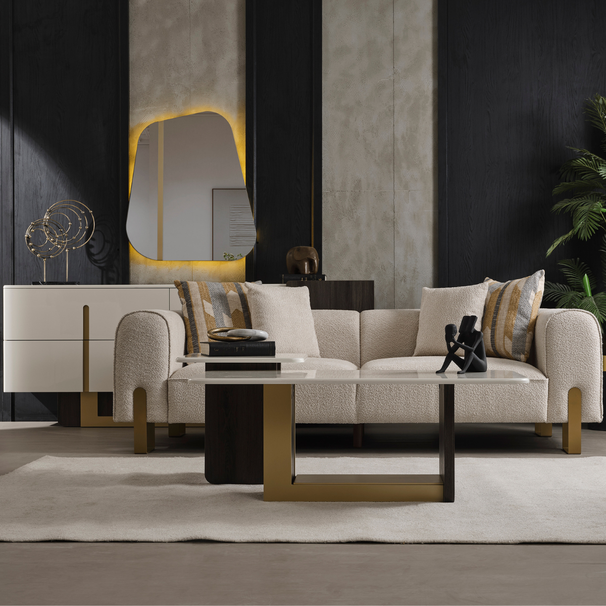 Comoda de Dining cu Oglinda, Pedro de Lux