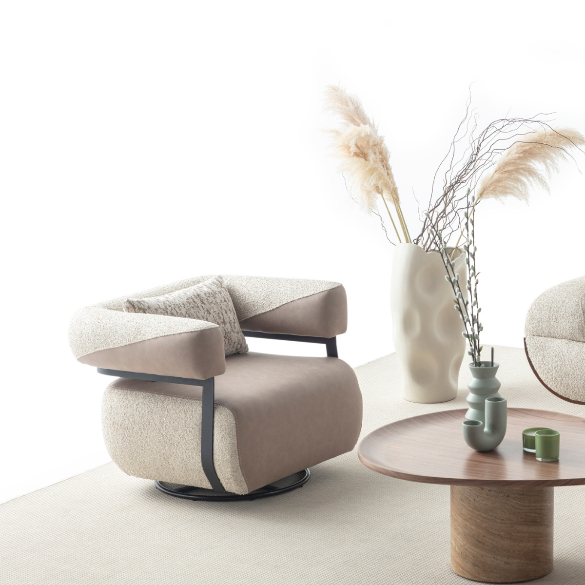 Fotoliu Bucle, Velur