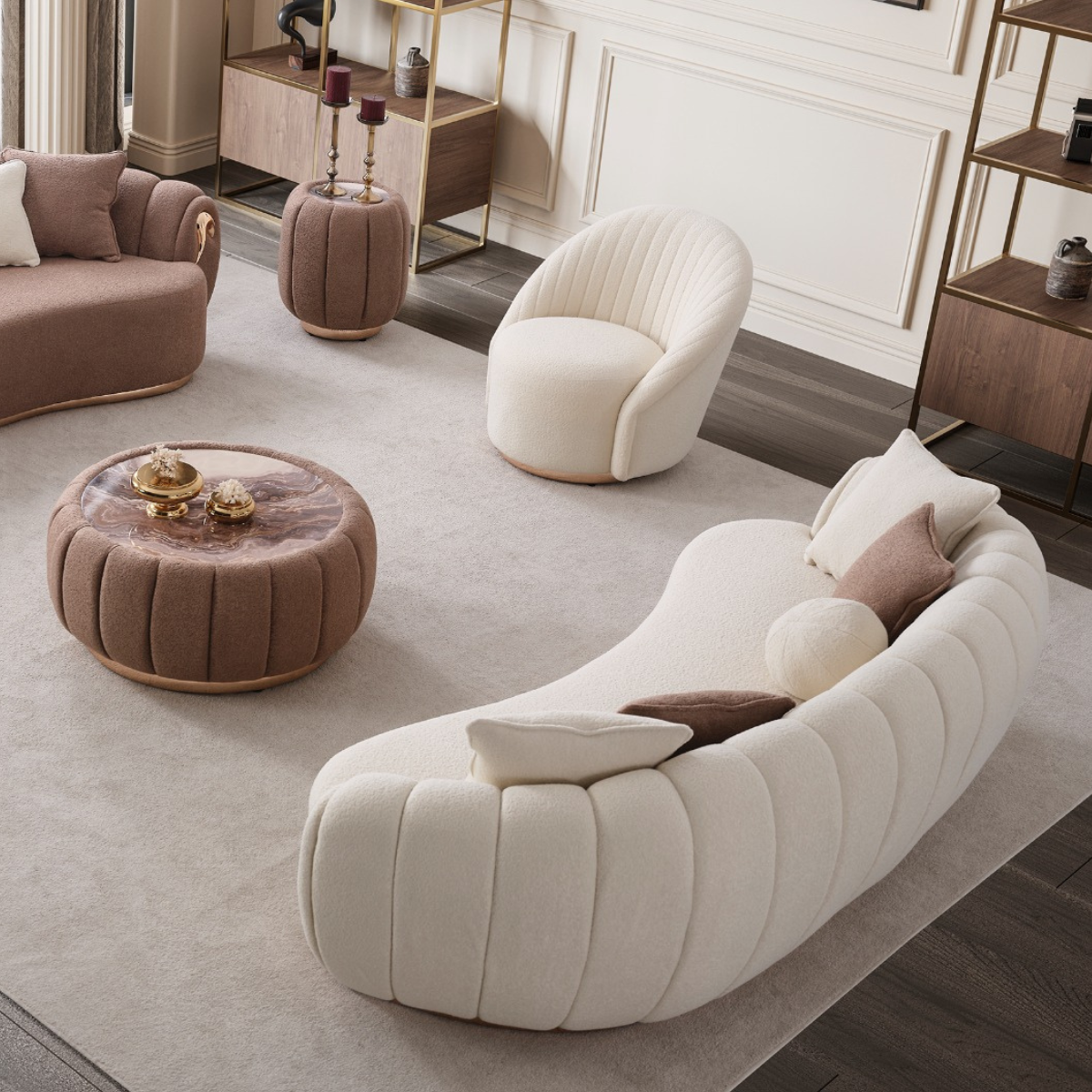 Set Canapele cu fotolii De Lux, Ada - intermobilifurniture