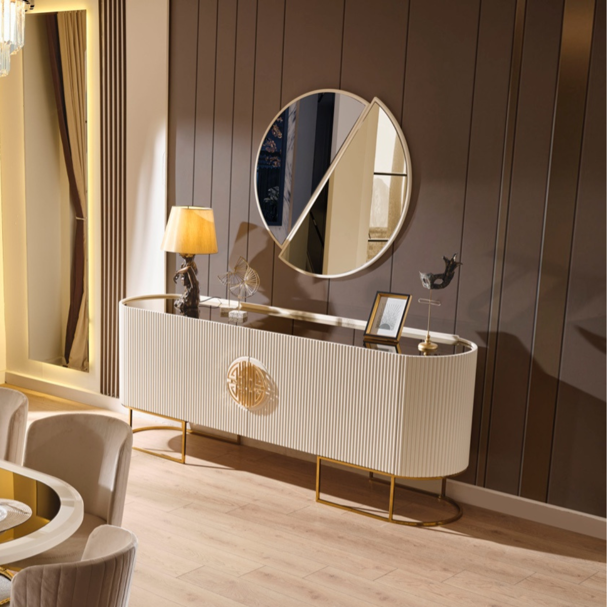 Comoda de Dining cu Oglinda de lux, Majestic G