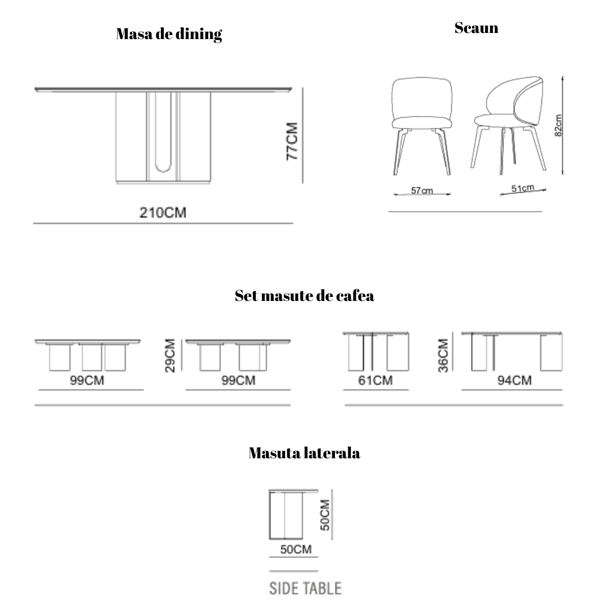 Colectia de Living si Dining Moderna, Porto