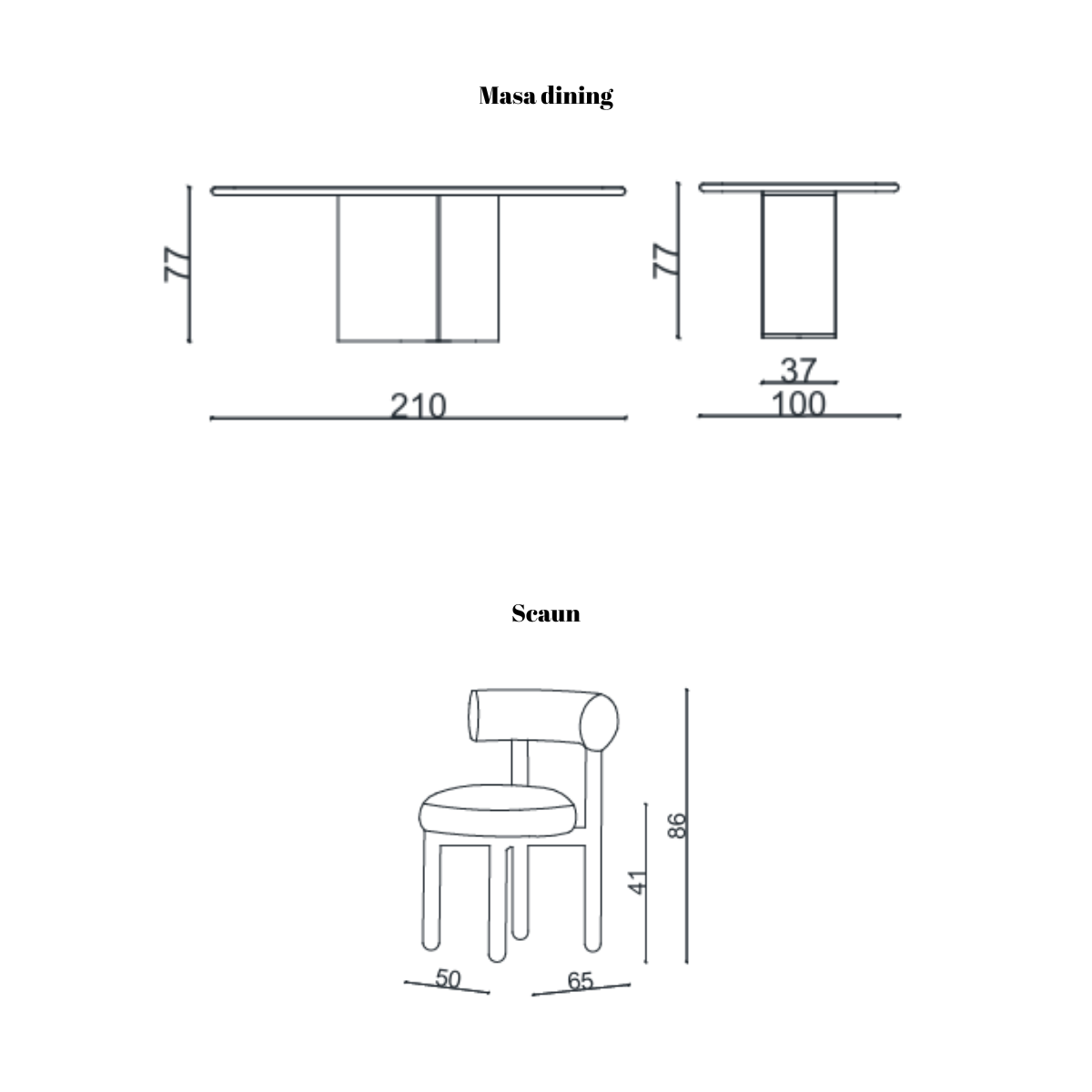 Colectia de Living si Dining Moderna, Sento