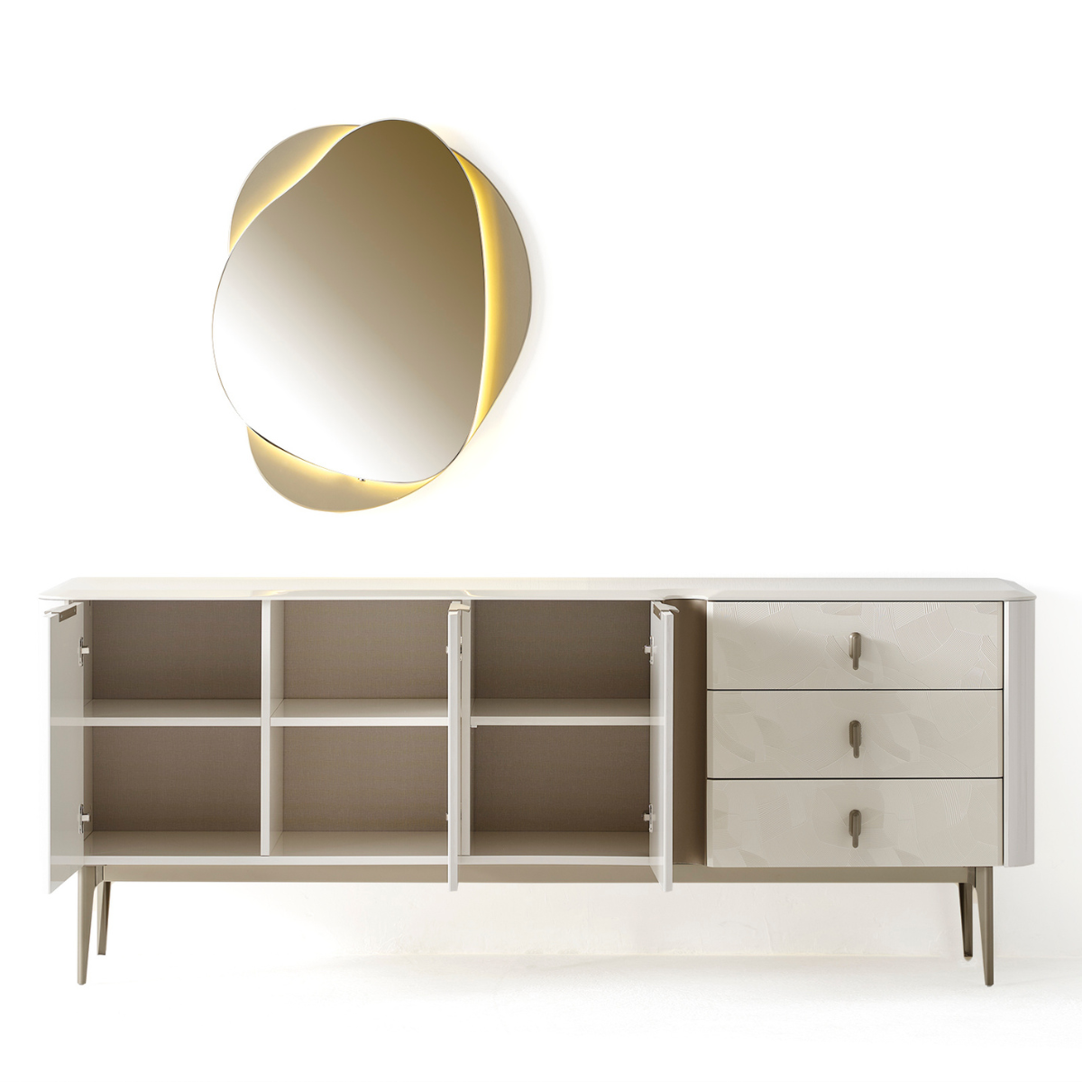 Comoda de Dining cu Oglinda, Voyage