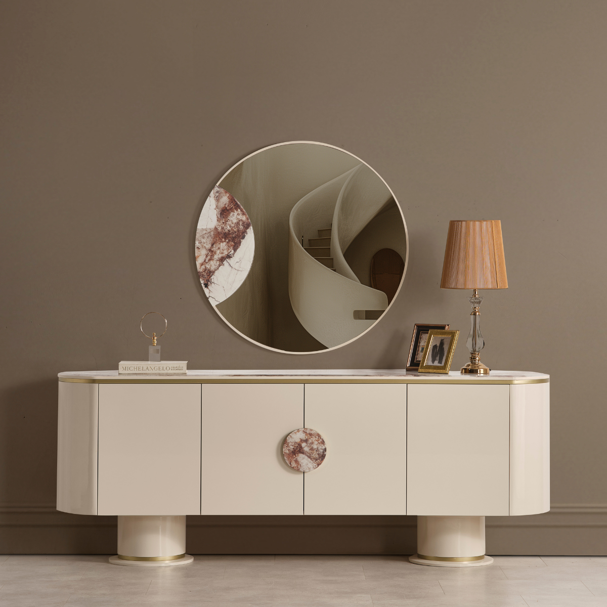 Comoda de Dining cu Oglinda, Kara