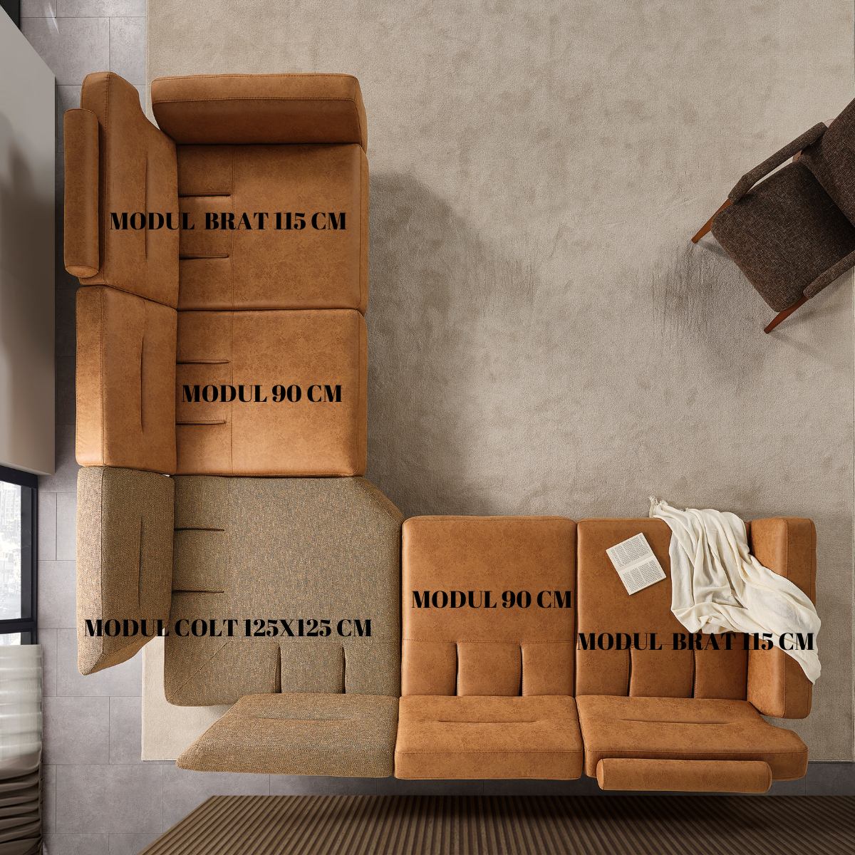 Colectia Moderna de Canapele si Colțare, Loft Chester