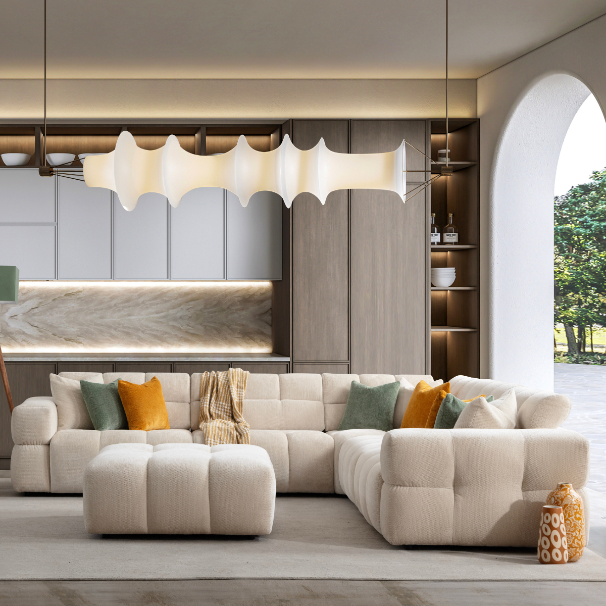 Colțar modular bucle, Olimp de Lux