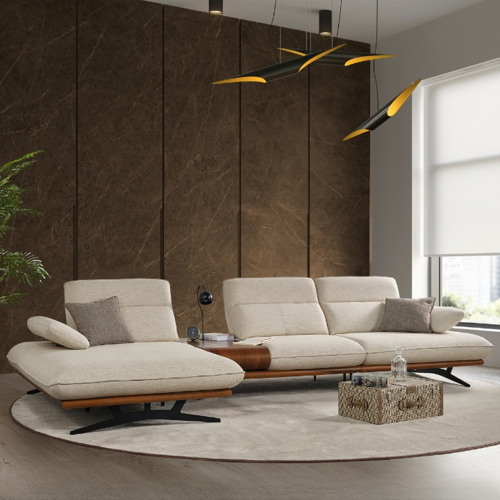 Coltar Relax cu Tetiere Reglabile de Lux, New York