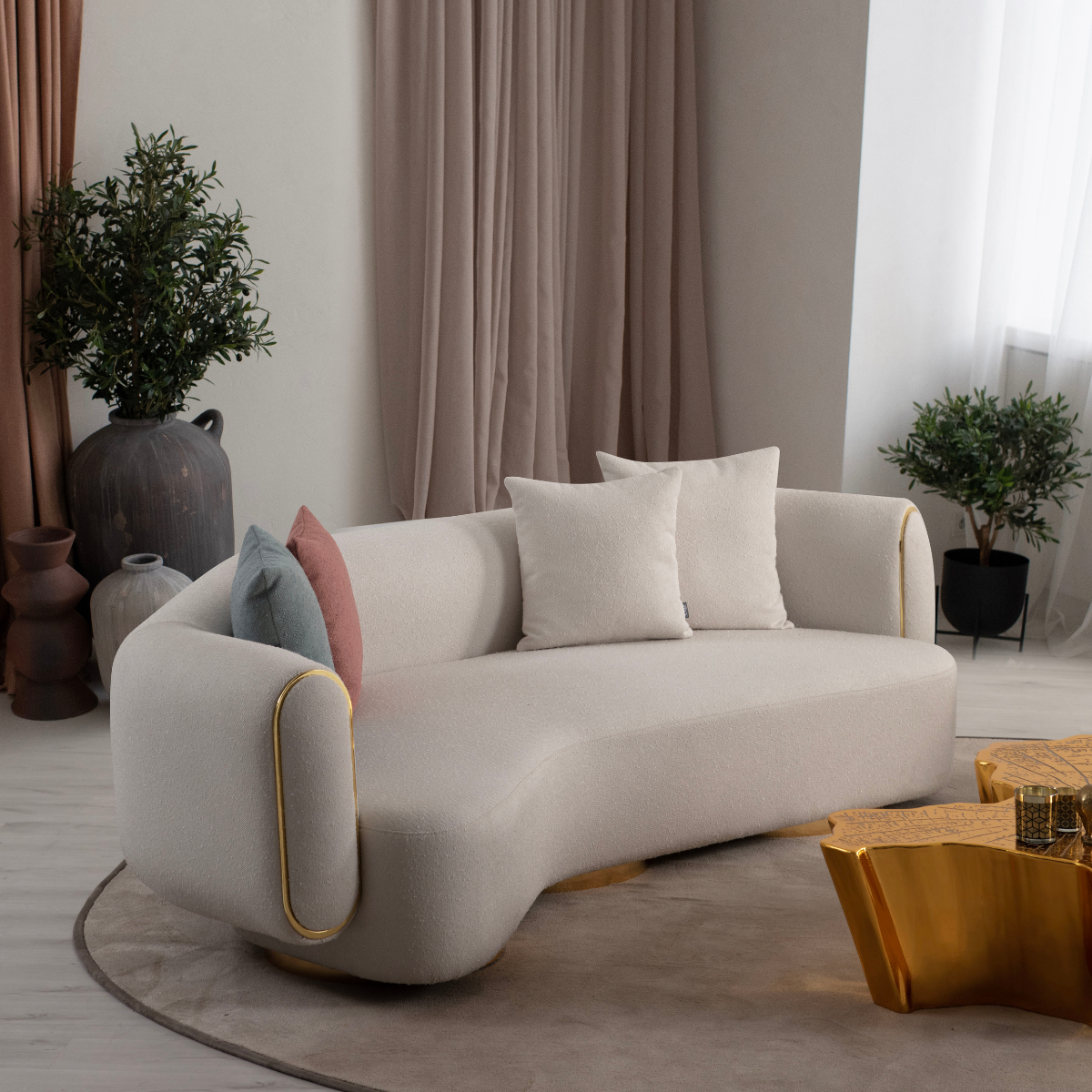 Set Canapea cu Fotolii Moderne, Siesta