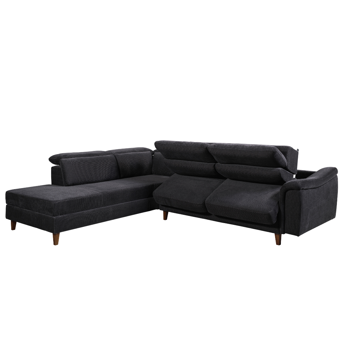 Colțar extensibil cu ladă de depozitare, FOX