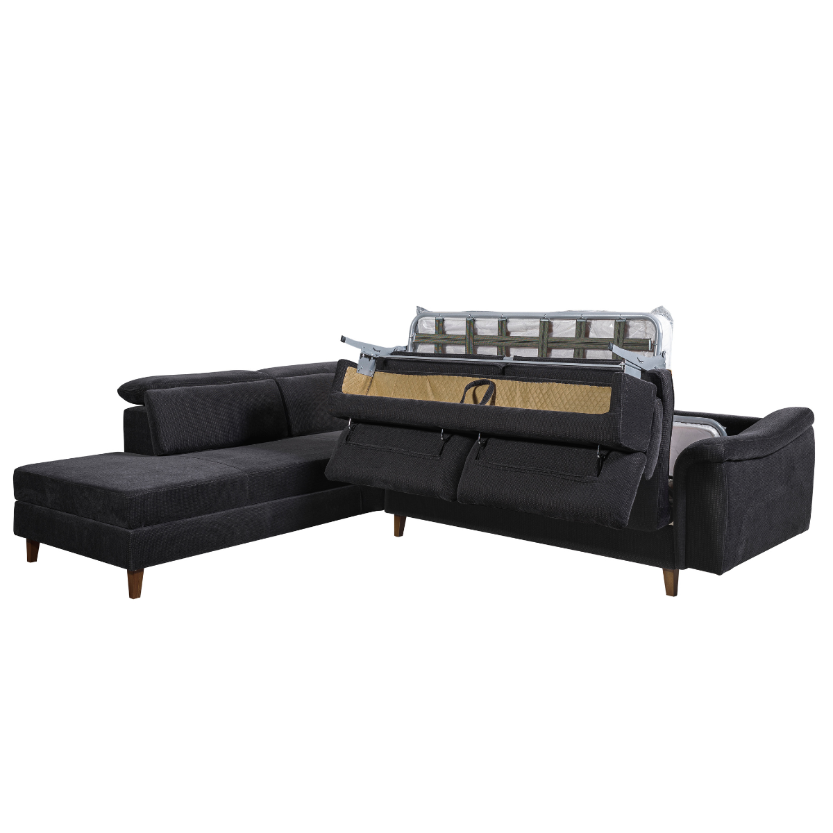 Colțar extensibil cu ladă de depozitare, FOX