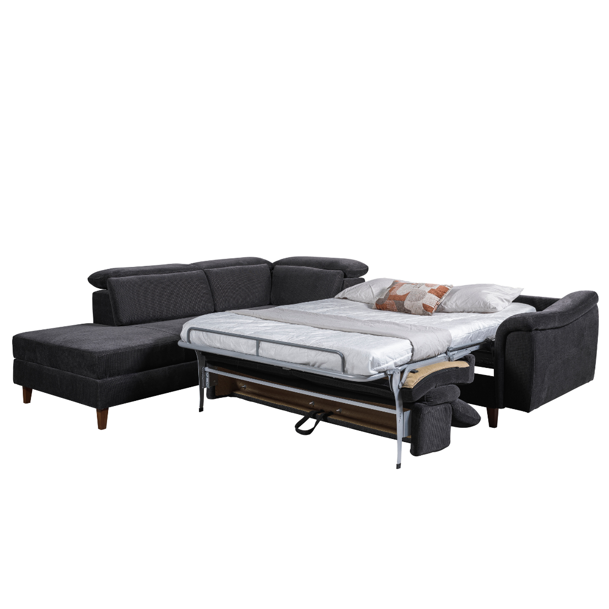 Colțar extensibil cu ladă de depozitare, FOX