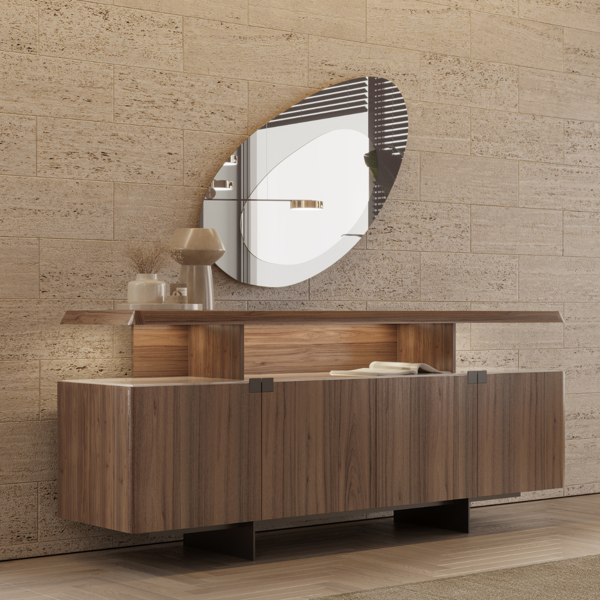 Comoda De Dining cu oglinda, Genova