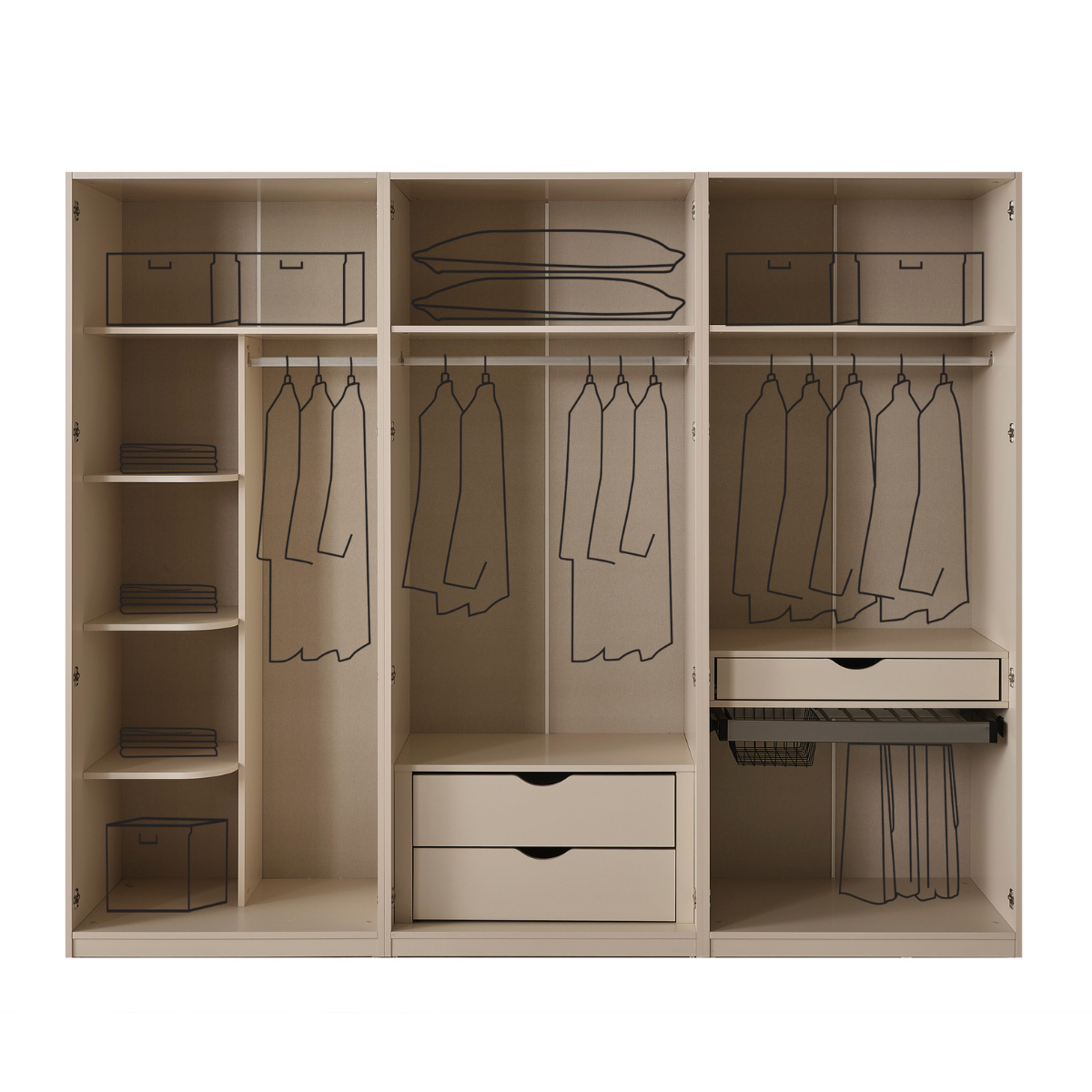 Dormitor Modular Modern, Crown