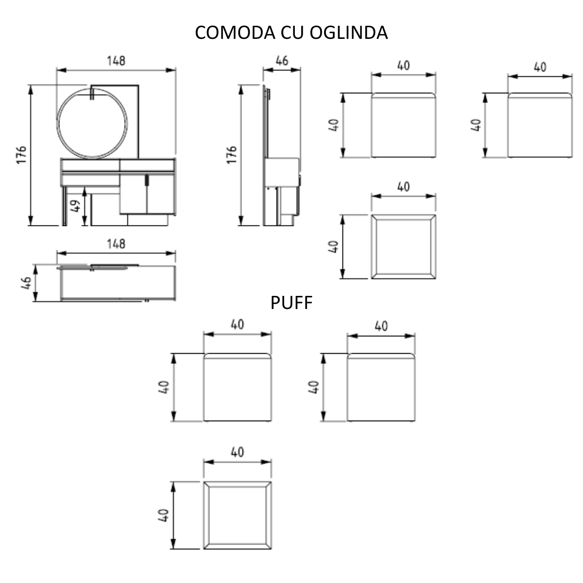 Set Dormitor Modern, Idol-Loren