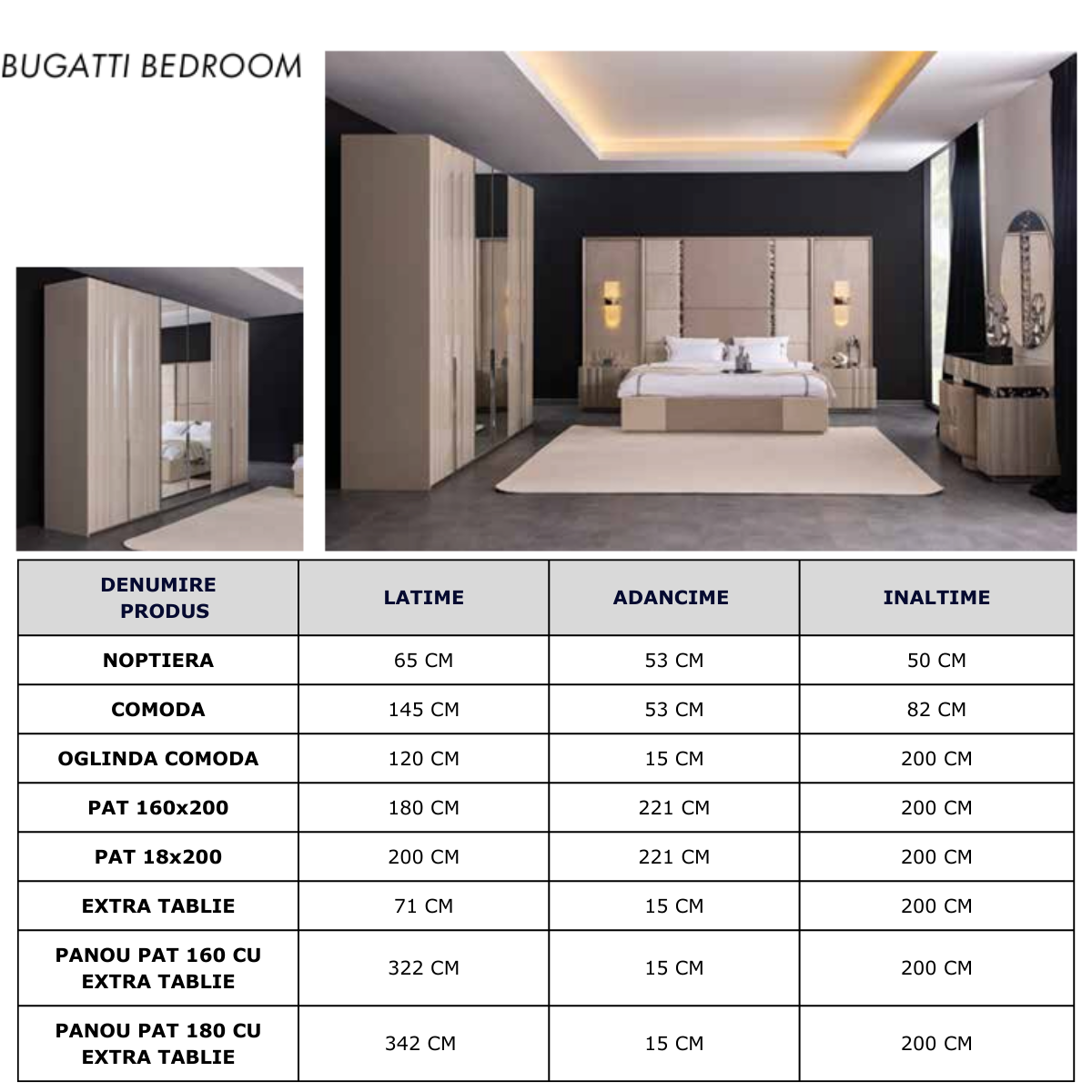 Dormitor de lux, Bugatti Z