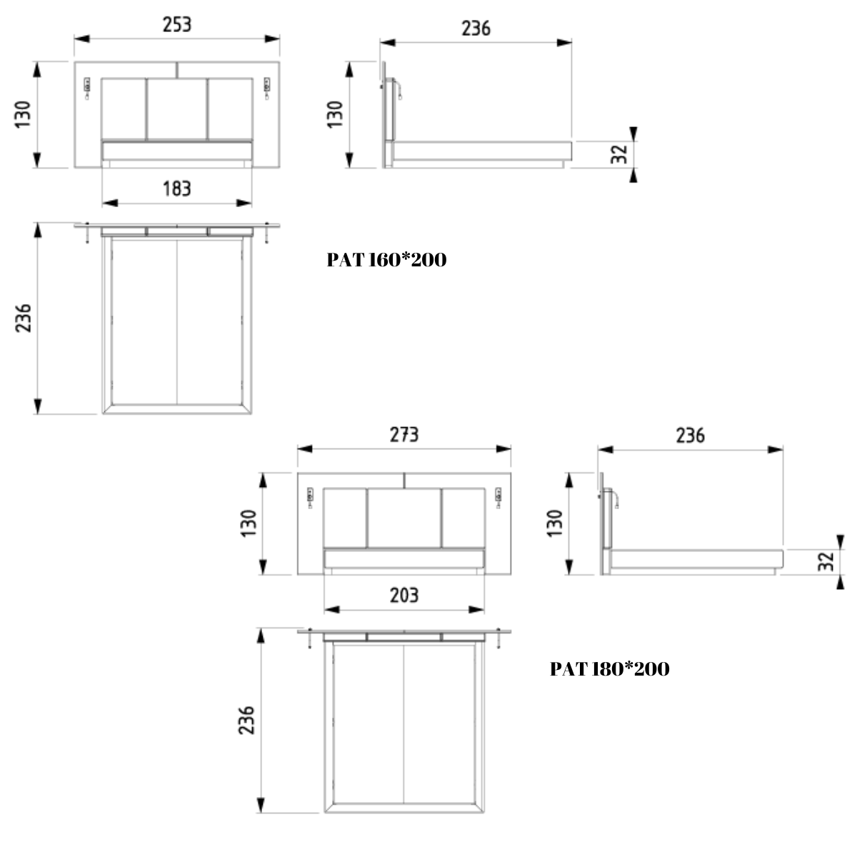 Set Dormitor Modern, Idol-Vitra
