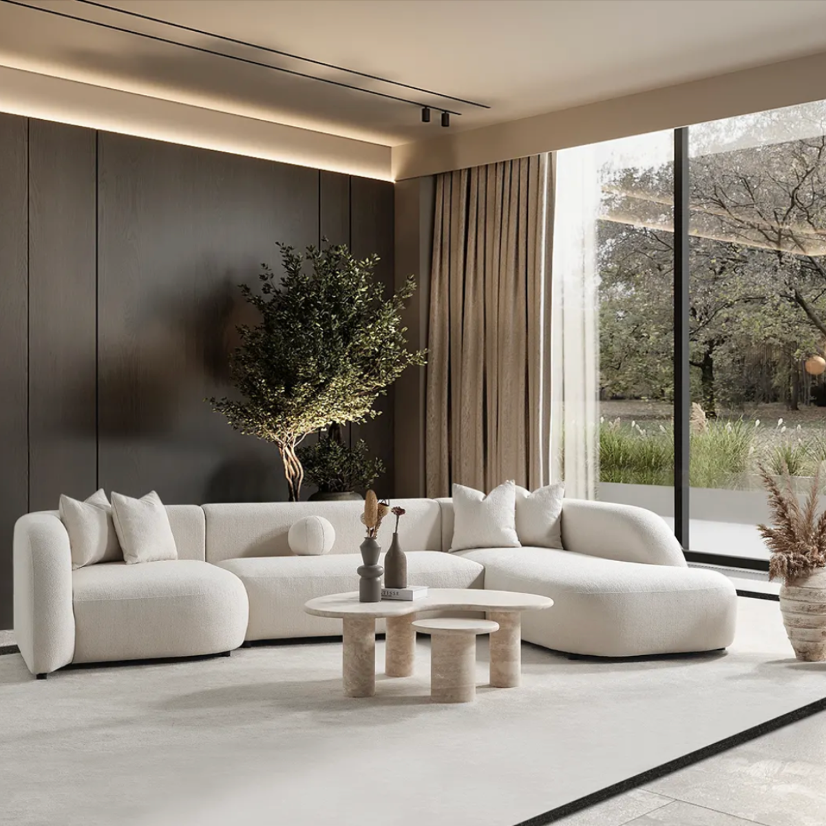 Colțar Modern Bucle, Love - intermobilifurniture