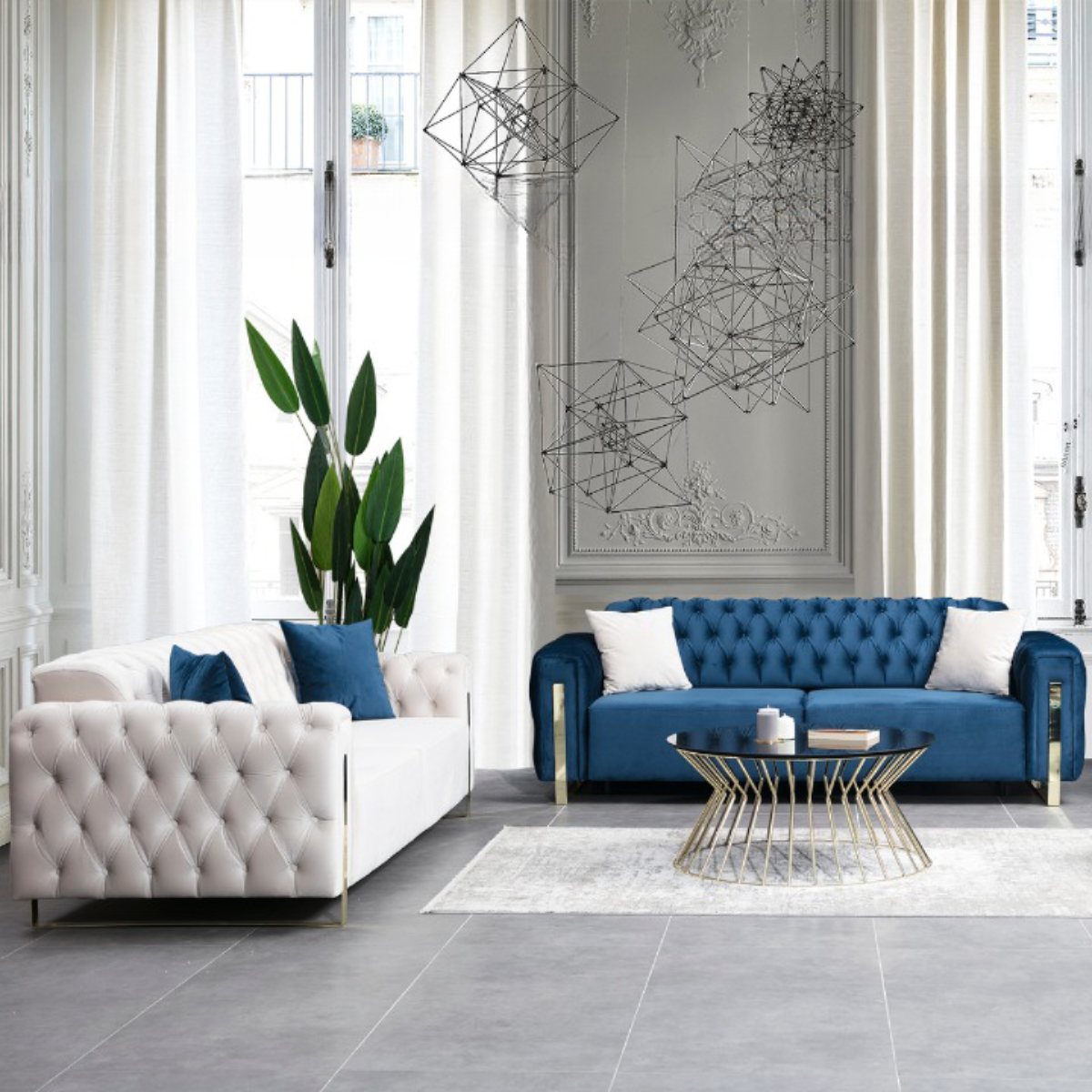 Canapea Chester cu riclainer, Asel