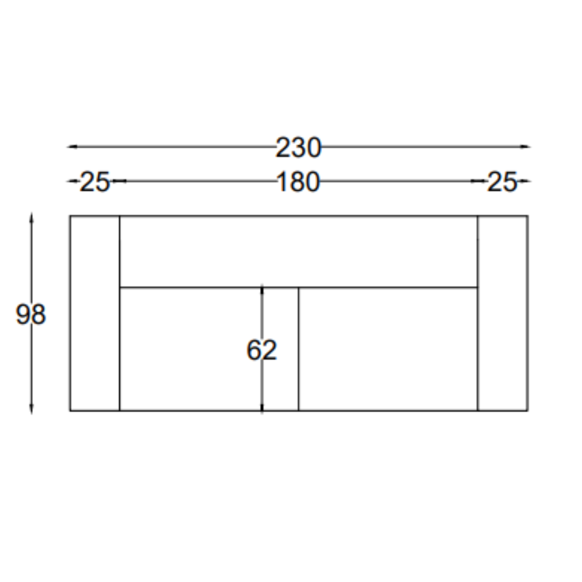 Canapea Chester cu riclainer, Asel