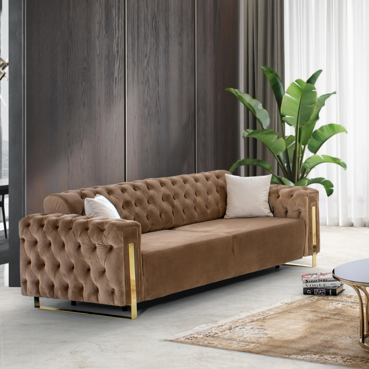 Canapea Chester cu riclainer, Asel