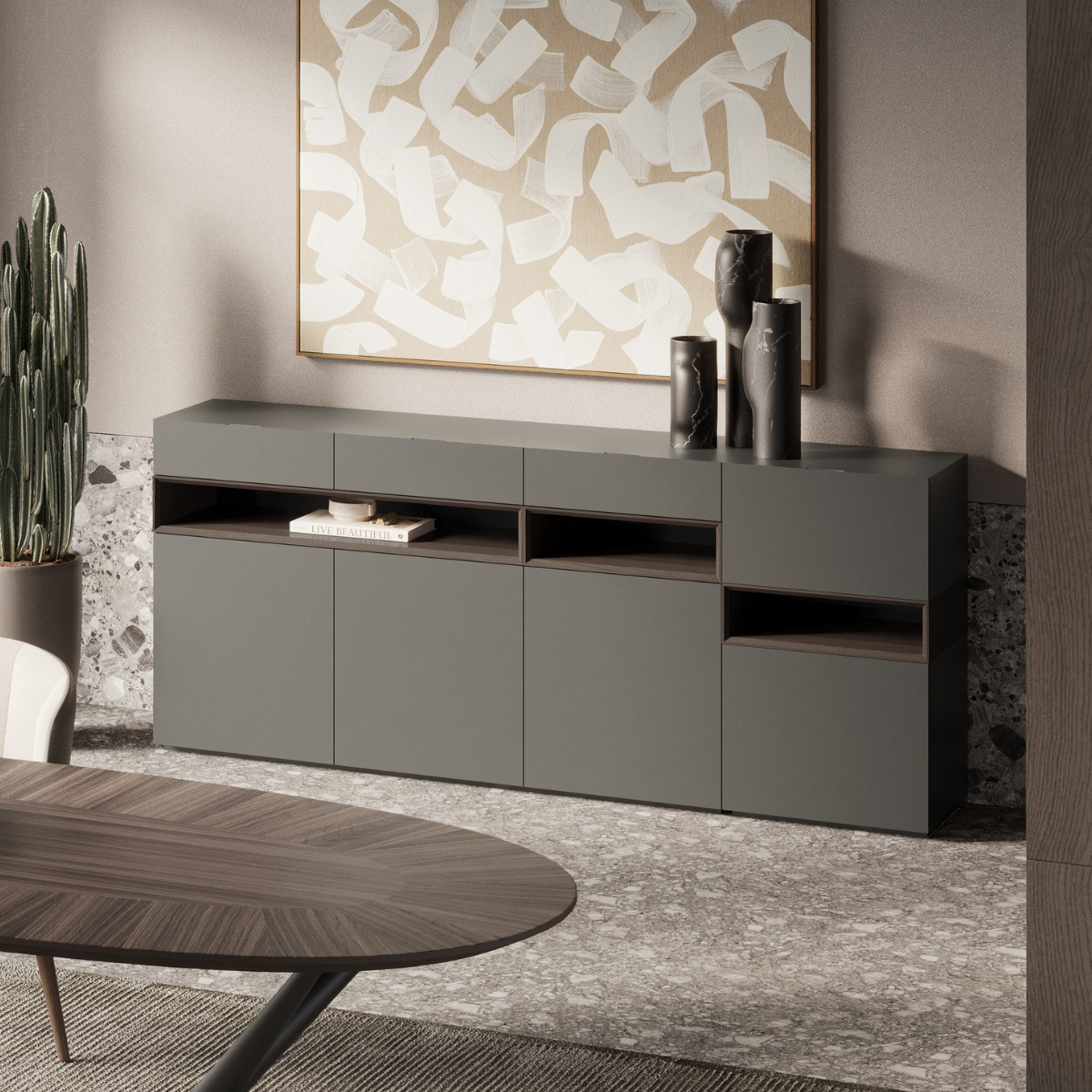 Comoda de dining, Lipa