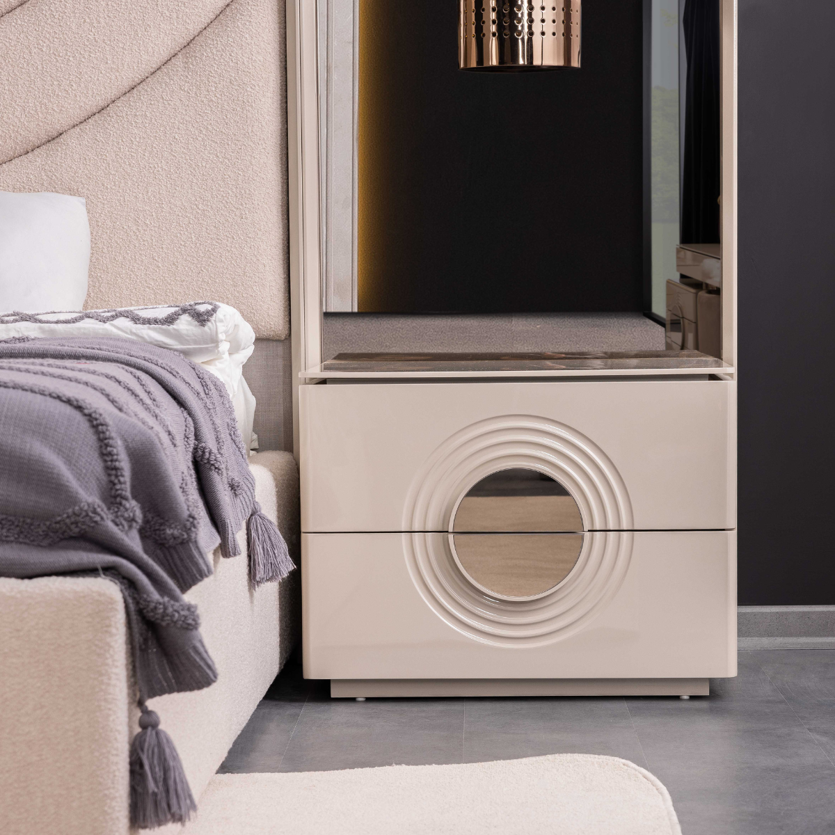 Set Dormitor de lux cu dulap 4 uși, Palermo Z