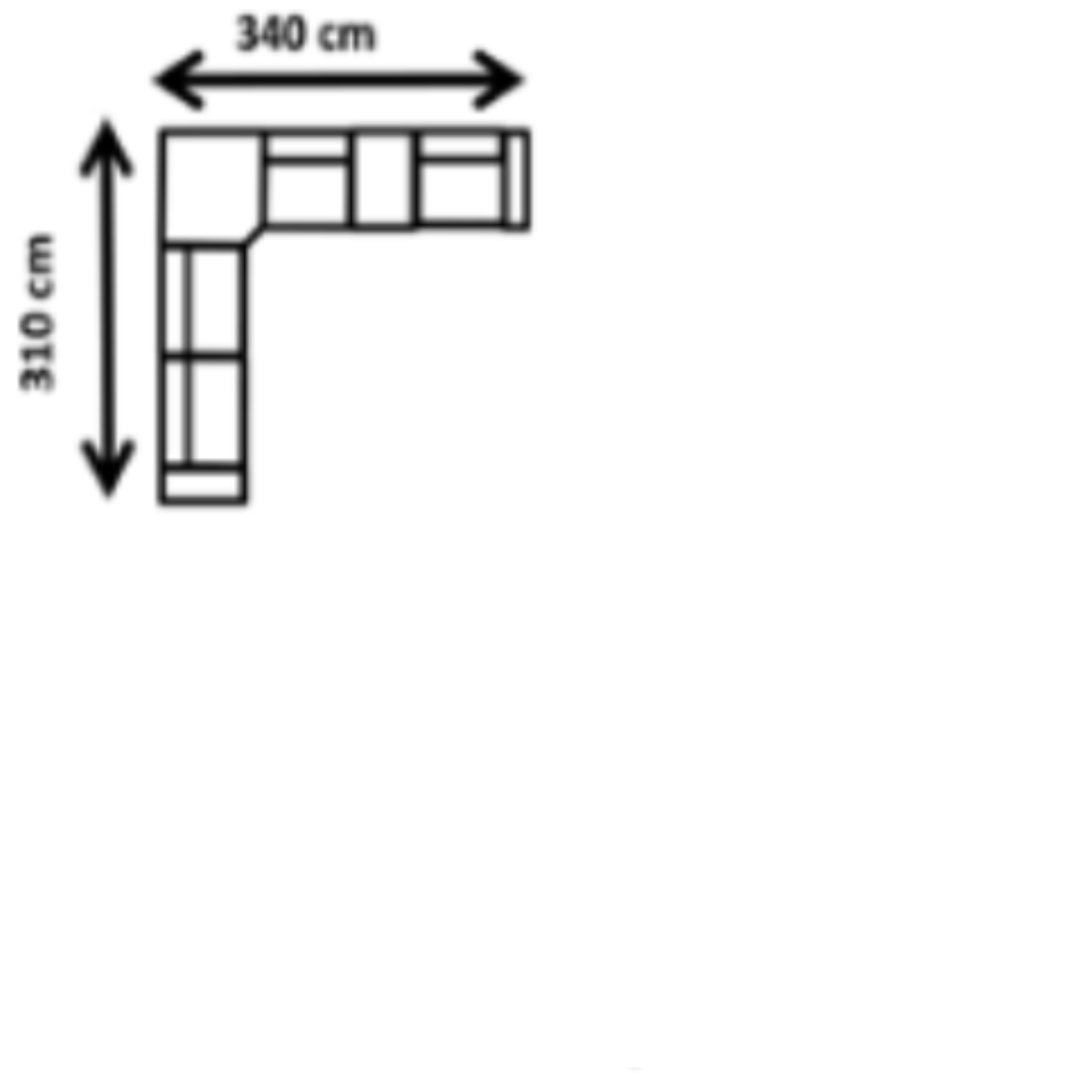 Colțar Modern cu Recliner, Mozart S
