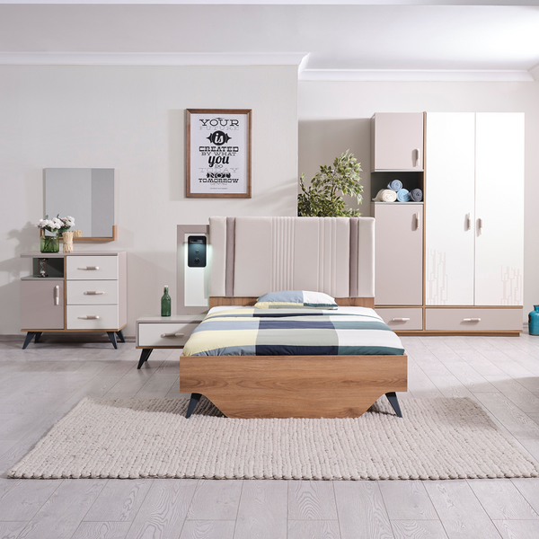 Dormitor modern pentru Copii, Latte – intermobilifurniture
