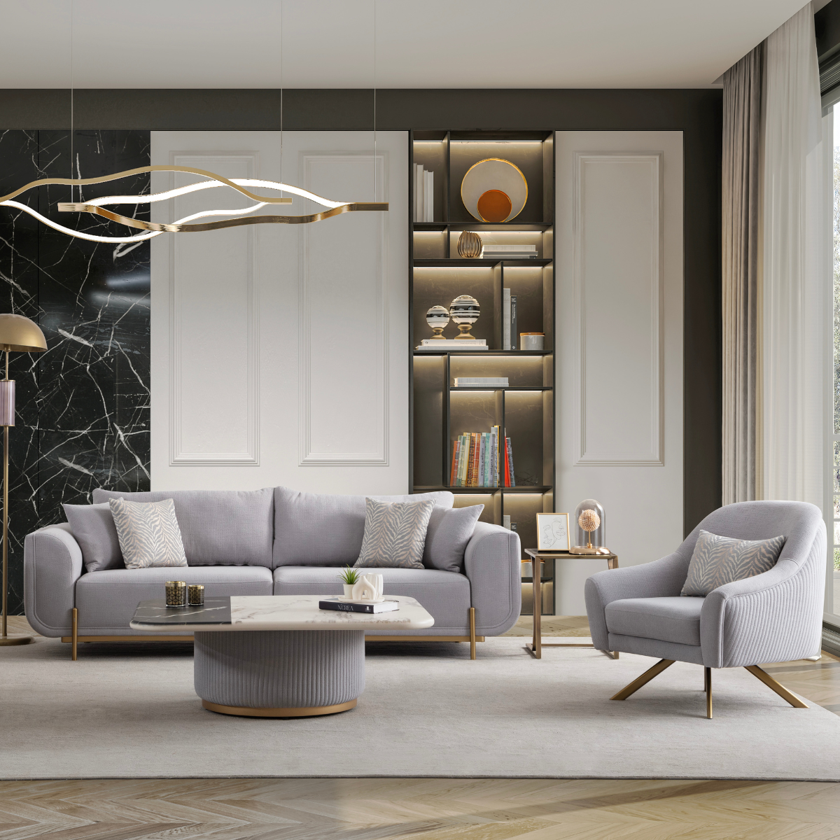 Fotoliu Bucle, Monalis