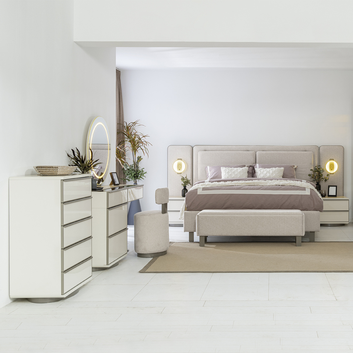 Dormitor modular de lux, Milan