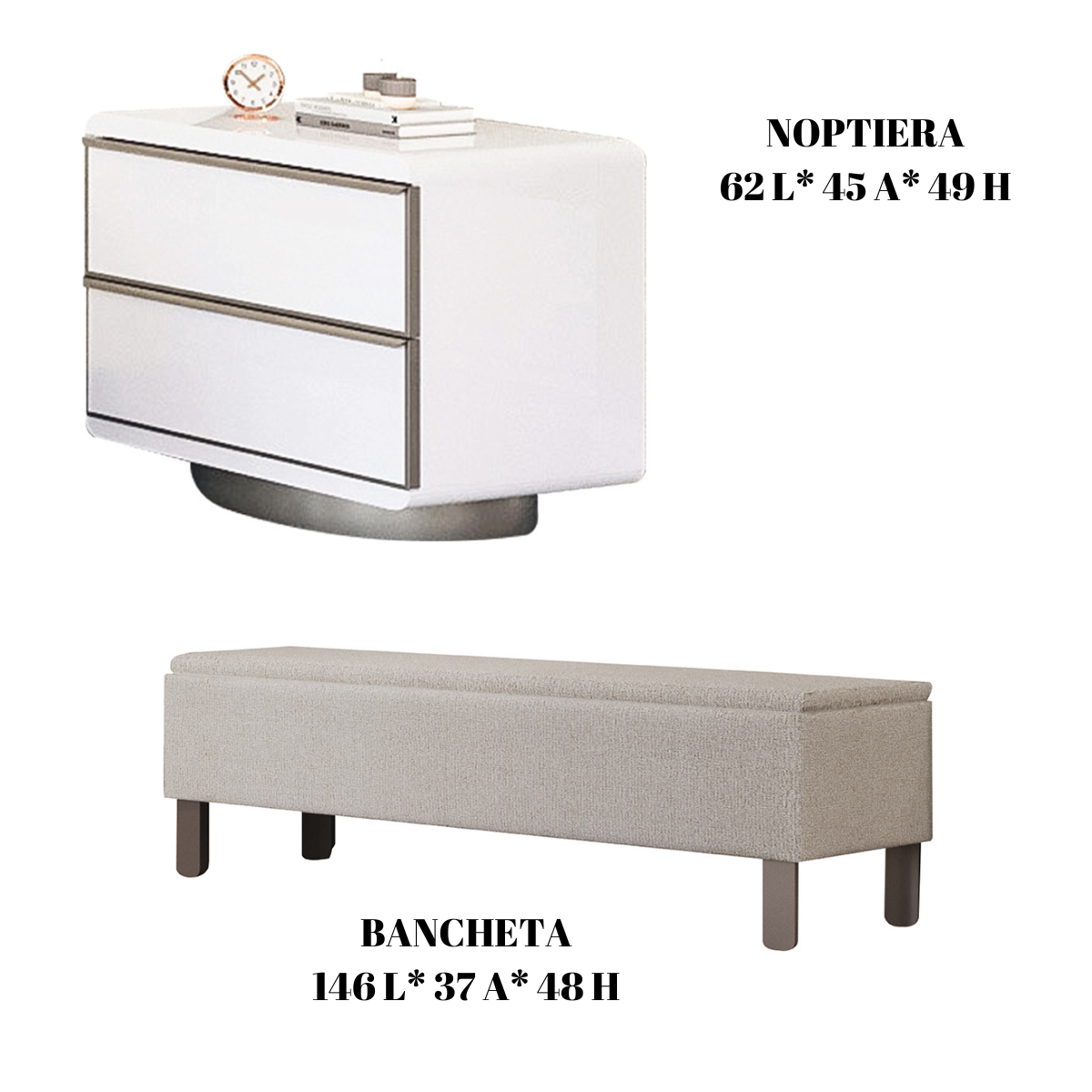 Dormitor modular de lux, Milan