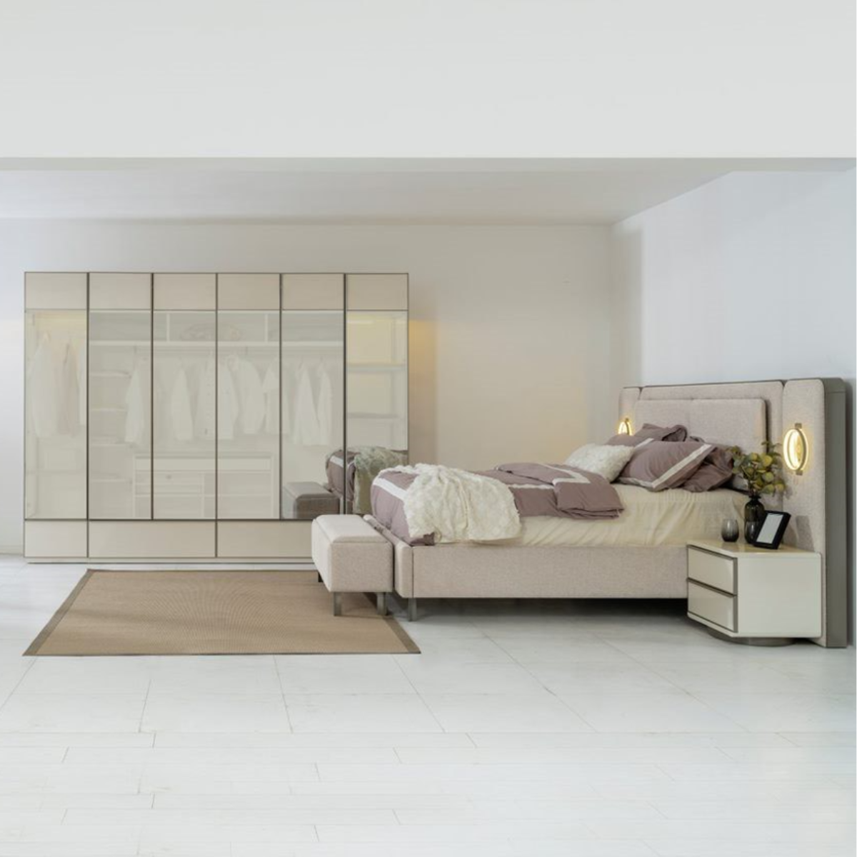 Dormitor modular de lux, Milan