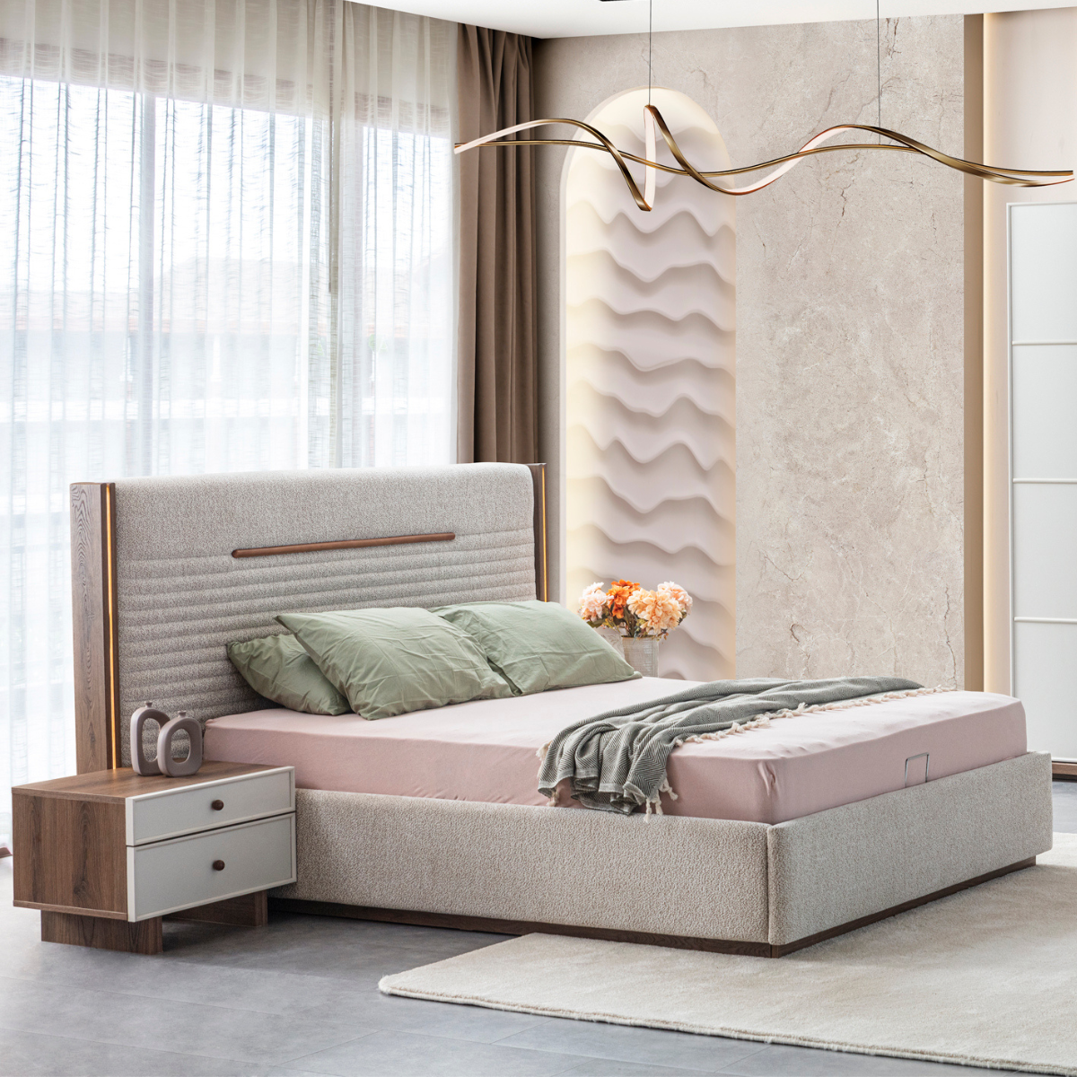 Set Dormitor modern, Latte T