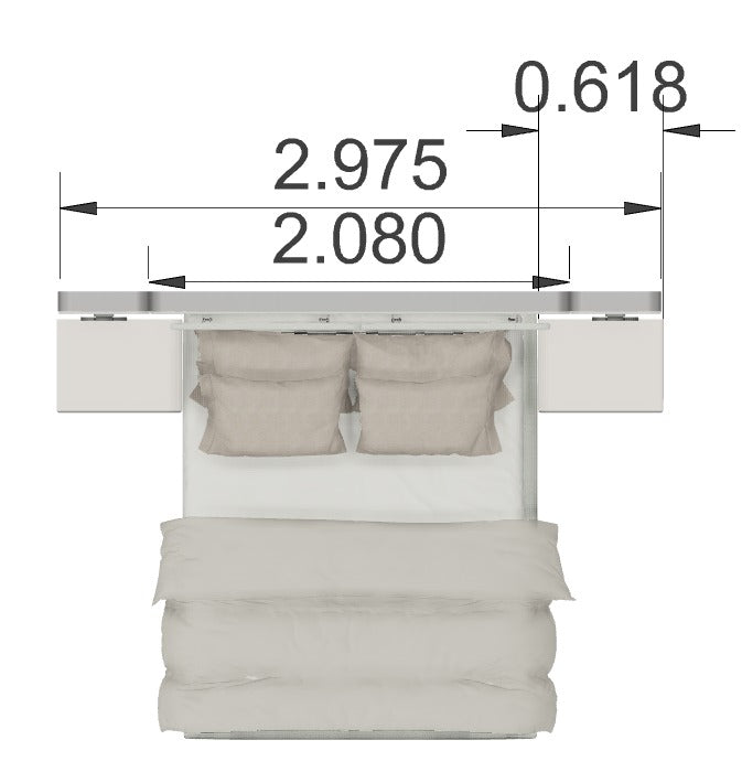 Dormitor modular de lux, Milan